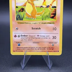 Pokemon Charmander 046/102 Base Set (Shadowless) Regular - Image 3