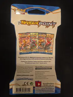 Nintendo Pokemon TCG: XY BREAKpoint Sleeved Booster Pack 820650800702 - Image 2