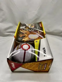 POKEMON 2021 TCG Treasure Chest Collectors Tin & Poke Ball - 8 Booster Packs - Image 4