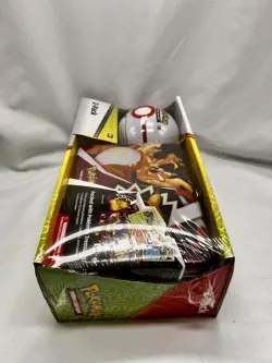 POKEMON 2021 TCG Treasure Chest Collectors Tin & Poke Ball - 8 Booster Packs - Image 5