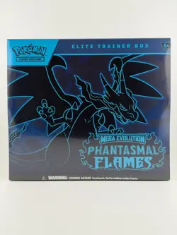 Pokemon TCG: Mega Evolutions Phantasmal Flames Elite Trainer Box ETB Sealed - Image 1