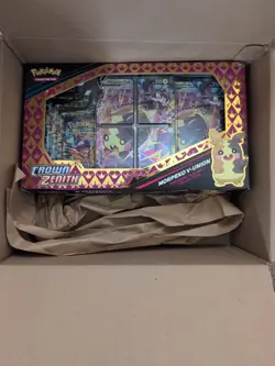 Pokemon Crown Zenith Morpeko V-Union Premium Playmat Collection Box - SEALED - Image 1