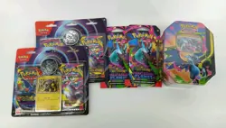 Pokemon TCG Phantasmal Flames Tin, Sleeved Boosters & Blister Packs Lot - Image 3
