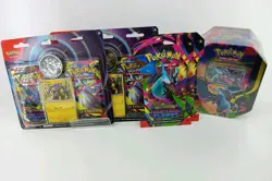 Pokemon TCG Phantasmal Flames Tin, Sleeved Boosters & Blister Packs Lot - Image 4
