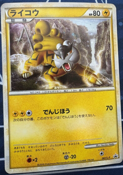 Shiny Raikou Holo Pokemon TCG 2010 Legend Perfect Set Promo (059/L-P) - Image 1