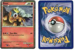 Shiny Entei Holo Promo Pokemon TCG HGSS Fall 2010 Collector's Tins HGSS20 MP - Image 3
