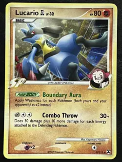 Pokemon Lucario GL Holo - Rising Rivals - 8/111 LP - Image 1