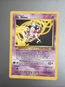 Pokemon - Mr. Mime - 22/64 - Jungle - Non-Holo - Rare - Vintage - 1999 -WOTC - Image 1
