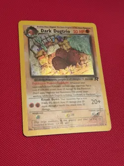 2000 Pokemon Dark Dugtrio Holo Rare 1st Edition Team Rocket 6/82 MP - Image 2