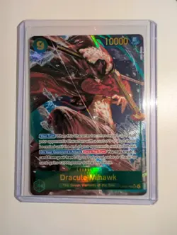 One Piece TCG Dracule Mihawk OP14-119 SEC Alt Art The Azure Sea's - Image 2