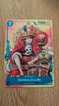 Monkey.D.Luffy (2nd Anniversary Stamped Promo) P-043 One Piece One Piece Promoti - Image 1