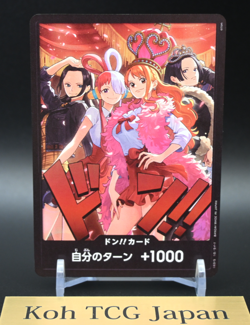 ONE PIECE Card Game Heroines Edition Black Don 1 Card Nami Hancock Robin Uta NM - Image 4
