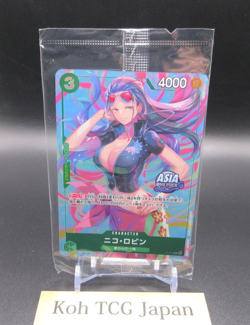 Nico Robin P-111 ASIA PROMO One Piece Mini-tin Pack Set vol.2 Japanese SEALED - Image 4