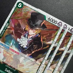 4x Sabo OP09-027 Pirate Foil - One Piece Premium Booster -The Best- Vol. 2 NM - Image 3