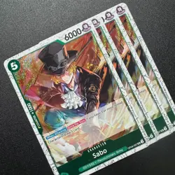 4x Sabo OP09-027 Pirate Foil - One Piece Premium Booster -The Best- Vol. 2 NM - Image 4