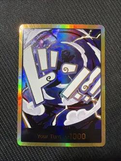 DON!! Card (GEAR5 Luffy) (Gold) Premium Booster -The Best- Vol. 2 Foil MINT - Image 1