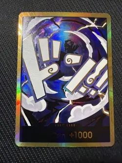 DON!! Card (GEAR5 Luffy) (Gold) Premium Booster -The Best- Vol. 2 Foil MINT - Image 2