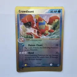 Crawdaunt 13/97 Reverse Holo Rare Pokemon Card 2003 EX Dragon DMG - Image 1