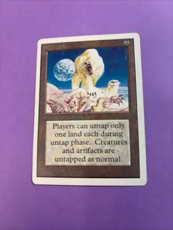 MTG English Winter Orb Moderate/Heavy Play Normal Unlimited Magic Rare Card - Image 2