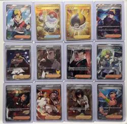 Full Art Trainer English LOT x12 Cards Pokemon TCG NM - Image 1