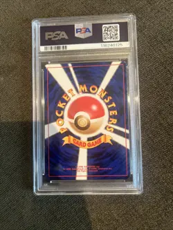 1999 P.M Japanese Gym 2 Blaine's Charizard Holo Card PSA 8 - Image 3