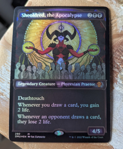 MTG Sheoldred The Apocalypse, Dominaria United NM Showcase FOIL - Image 1