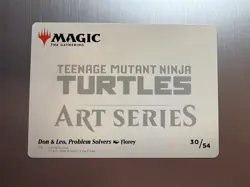 Don & Leo, Problem Solvers - MTG: Teenage Mutant Ninja Turtles -Art Series 30/54 - Image 2