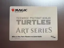 Mikey & Don, Party Planners - MTG: Teenage Mutant Ninja Turtles Art Series 15/54 - Image 2