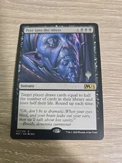 Peer into the Abyss - Regular - The List Reprints - Mtg - Image 1