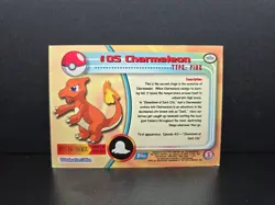 Charmeleon #5 Topps Pokemon TV Animation Edition Series 1 Holo - Image 2
