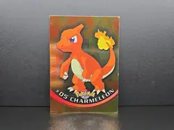Charmeleon #5 Topps Pokemon TV Animation Edition Series 1 Holo - Image 3