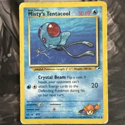 pokemon lot 9 cards, Vintage, rare, Gym hero Misty, Blaine, Erika, Sabrina - Image 2