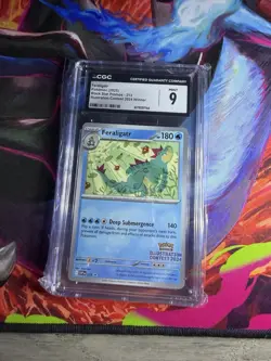 Pokemon CGC Mint 9 Feraligatr #213 PROMO Illustration Contest 2024 - Image 1