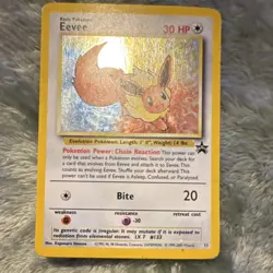 Pokemon TCG Eevee Wotc Promo Holo Basic 30HP 11/53 2000 English Kagemaru Himeno - Image 1