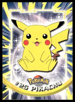 Pokemon Cards Pikachu #25 Topps Trading Cards Series 1 NM *4 - Image 1