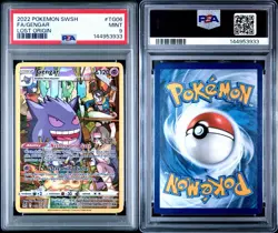 2022 Pokemon SWSH Lost Origin Full Art Gengar #TG06 PSA 9 MINT - Image 3