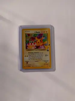 Pokemon TCG Birthday Pikachu 24 Celebrations Black Star Promo NM HOLO - Image 1