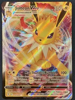 JOLTEON VMAX 051/203 EVOLVING SKIES POKEMON (ULTRA RARE, NM) - Image 1