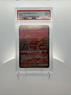Pokemon PSA Mint 9 Mew EX SVPEN 053 Holo Card Black Star Promo - Image 1