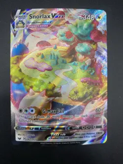 Snorlax VMAX 142/202 Ultra Rare Pokemon SWSH01: Sword & Shield Base Set - Image 1