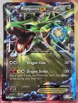 Pokemon TCG Black Star Promo Rayquaza EX Ultra Rare XY73 - Image 1