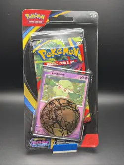 Pokemon TCG Phantasmal Flames Blister & Coin Pack Cottonee Promo Card - Sealed - Image 1