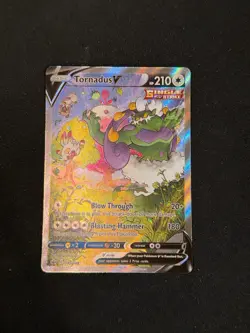 Pokemon TCG Tornadus V (Alternate Full Art) 185/198 Swsh06: Chilling Reign - Image 1
