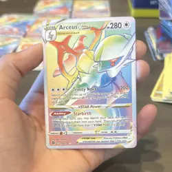 Pokemon Arceus VSTAR Full Art Holo Secret Rare 176/172 Brilliant Stars 280 HP - Image 1