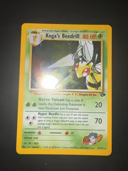 PSA 8 2000 Pokemon Gym Challenge #9 Koga's Beedrill Eng NEARMINT - Image 2