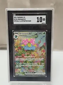 SGC 10 Venusaur ex 198/165 Scarlet Violet 151 Special Illustration Rare Pokemon - Image 1
