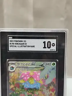 SGC 10 Venusaur ex 198/165 Scarlet Violet 151 Special Illustration Rare Pokemon - Image 2