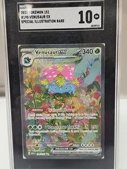 SGC 10 Venusaur ex 198/165 Scarlet Violet 151 Special Illustration Rare Pokemon - Image 3