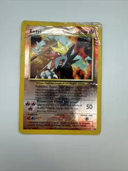 Pokemon Entei WOTC Black Star Promo 34 Damaged Lot Of 2 - Image 4