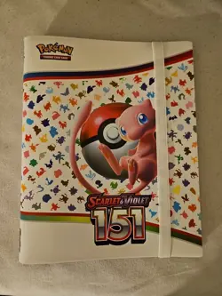 Pokemon Scarlet & Violet 151 Binder with Mew for Pokemon TCG - Image 1